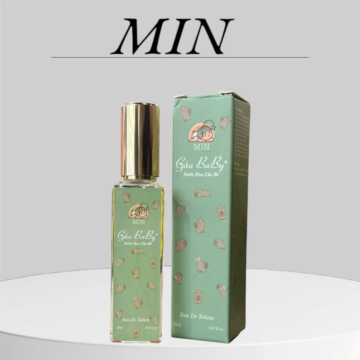Nước Hoa Cho Bé Gấu Baby Dành Cho Bé Trai Và Gái ( MIN ) dung tích 20ml