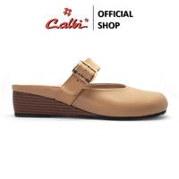 Gambar CALBI NHBE 625 Sandal Wedges Slip-on Wanita 4cm Mary Jane Bustong Formal Premium Anggun Empuk Stevia - Hitam, 36 dari Calbi Kota Tangerang 1 Tokopedia