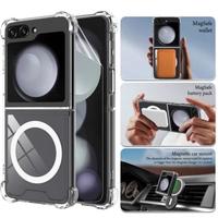 Gambar Anticrack Magsafe Samsung Galaxy Z Flip 5 Z Fold 5 Softcase Hard TPU Transparant With Magsafe Cover Case Bumper Handphone - case flip 5 dari jayakarta aksesoris handphone Kota Administrasi Jakarta Utara 2 Tokopedia