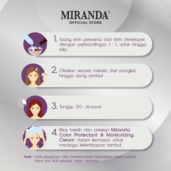 Miranda Hair Color Premium Cat Pewarna Rambut Miranda MC 16 Ash Blonde 4