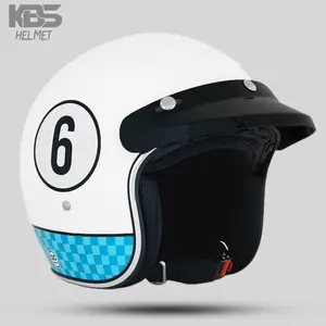 Helm KBS Retro CSVL 666 / Helm Bogo PREMIUM Untuk Pria Dan Wanita Dewasa SNI