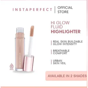 Instaperfect Hi Glow Fluid Highlighter 6 ml (Buildable Glow Intensity, Pearlize Glow) .,
