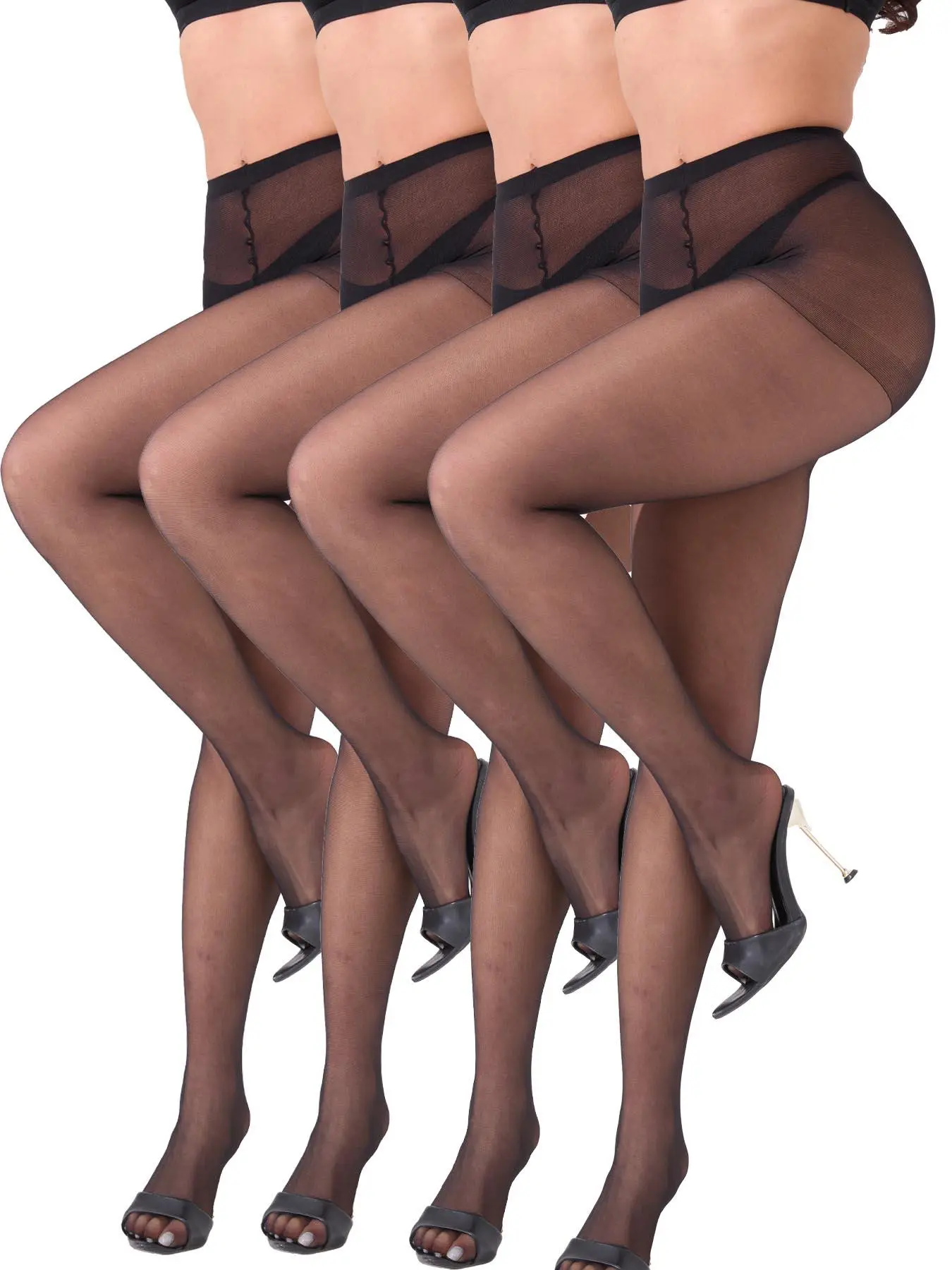 Women's Solid Color Ultra-thin Tights, Elegant Comfy Breathable High Stretch Stockings for Daily Wear, Ladies Underwear for All Seasons