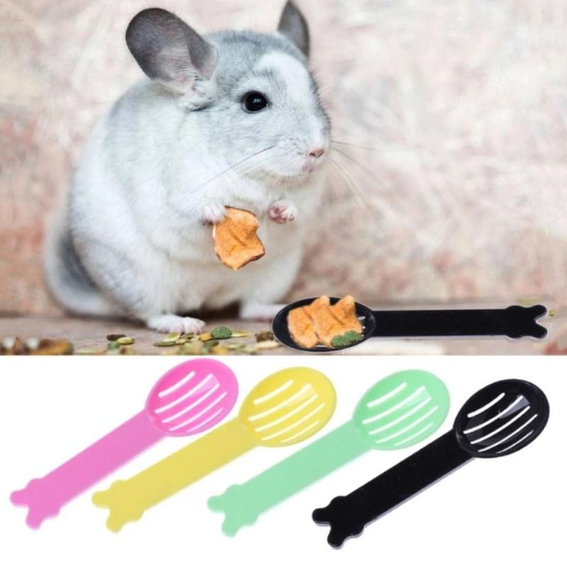 Hamster Sand Scoop, Mini Plastic Small Animal Litter Shovel, Random Color Hamster Bathroom Cleaning Shovel Pet Bath Spoon Hamster Shovel For Guinea Pig Hedgehogs 0