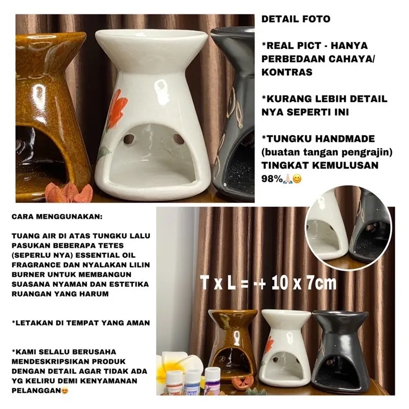 Gift Box tungku aromaterapi hampers/gift Box aesthetic vintage / hampers lebaran 2