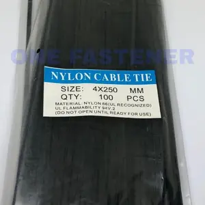 Kabel Ties 4x250 MM Hitam Cable Tie Kabel Tie 25CM 100 pcs