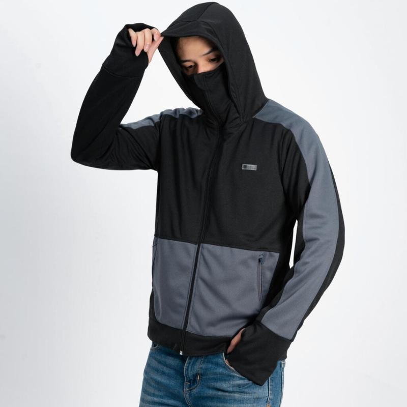 Áo chống nắng 2 lớp phối màu BTM chất vải thun thông hơi co giãn 4 chiều. áo  khoác Nam Sport Đồng Fish