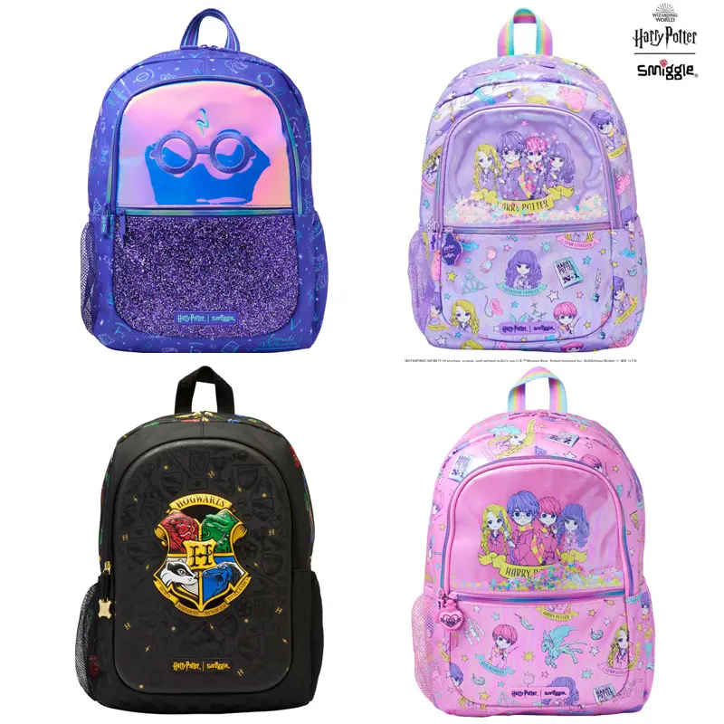 Australia Smiggle schoolbag primary and secondary school students casual backpack large capacity cartoon outdoor leisure bag