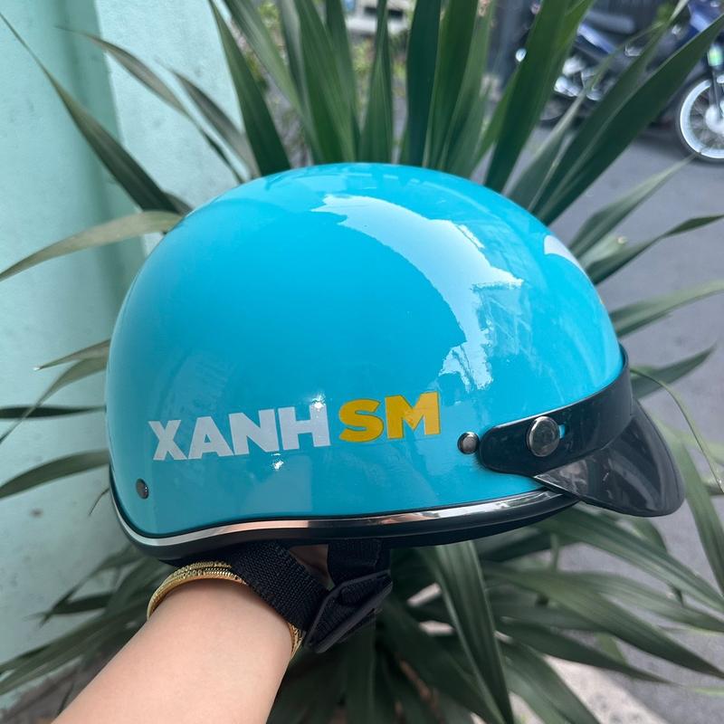 Nón bảo hiểm xanhsm hàng xịn cho ae