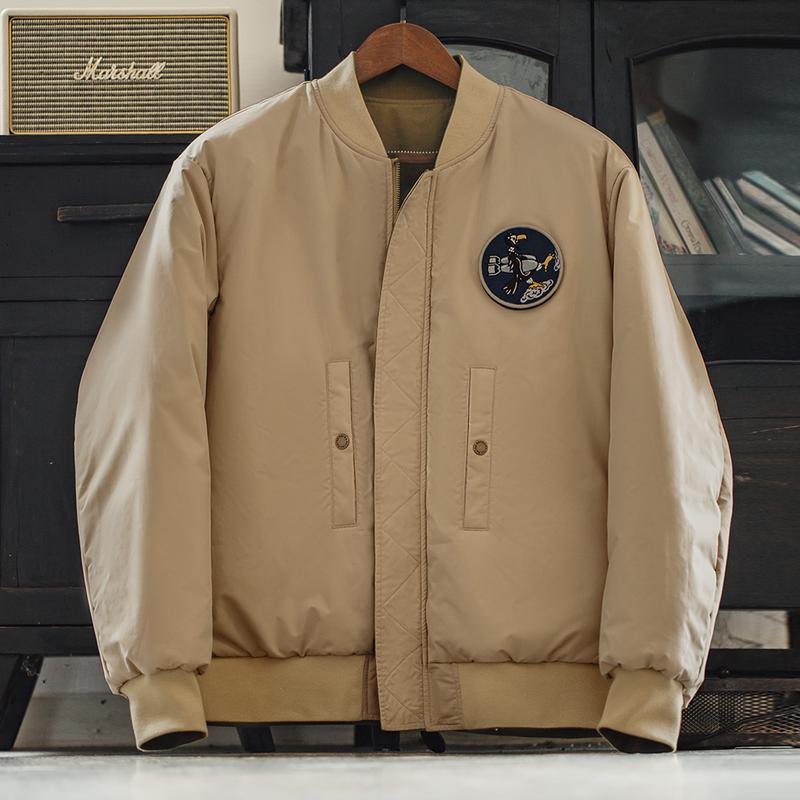  Áo Khoác Thám Hiểm MA-1 Quần Áo Lao Động Maden Phong Cách Cổ Điển Mỹ Có Thể Đảo Ngược Áo Khoác Bông Áo Khoác Có Đệm Áo Khoác Bóng Chày Áo Mặc Bên Ngoài Mùa Thu Cho Nam 