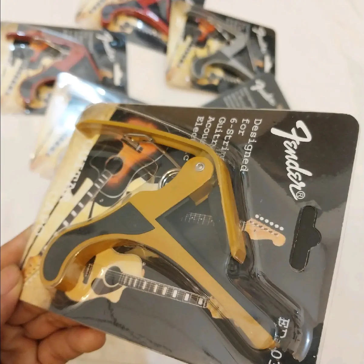 Capo gitar, 6 senar