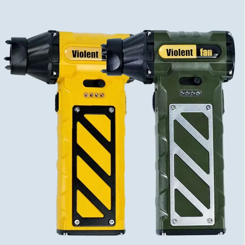 Violent Blower 110000 RPM Mini Turbo Jet Fan 8000mah Adjustable Speed Electric Air Duster Handheld Rechargeable Brushless Motor Emergency Escape Function