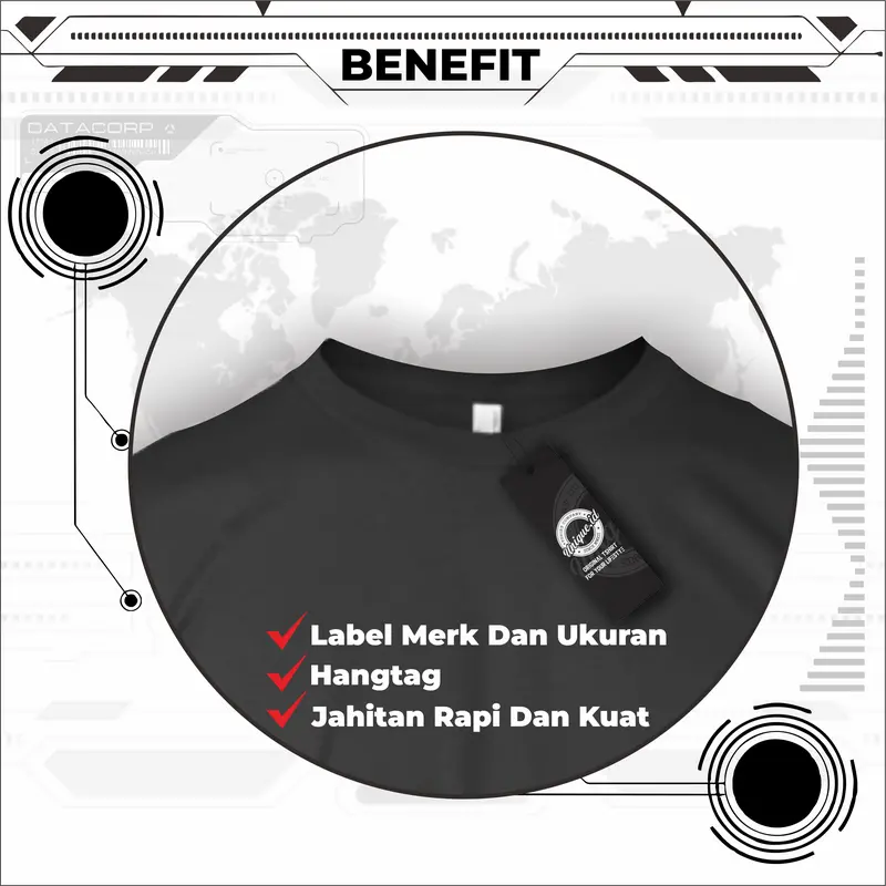 Djawa Dwipa | Kaos tulisan jawa - katakata - kejawen - baju - orang - distro katun pria wanita lengan panjang Oblong Cowok Keren Hitam everything black shirt 2