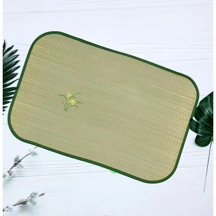[Cói Đẹp]Chiếu Cói Mát Mùa Hè Cho Bé 2 Size To Và Nhỏ 4