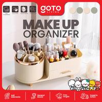 Gambar Goto [COD] Luxora Tempat Make Up Organizer Rak Kosmetik Aesthetic Serbaguna - GREEN dari Goto Living Kota Tangerang 1 Tokopedia