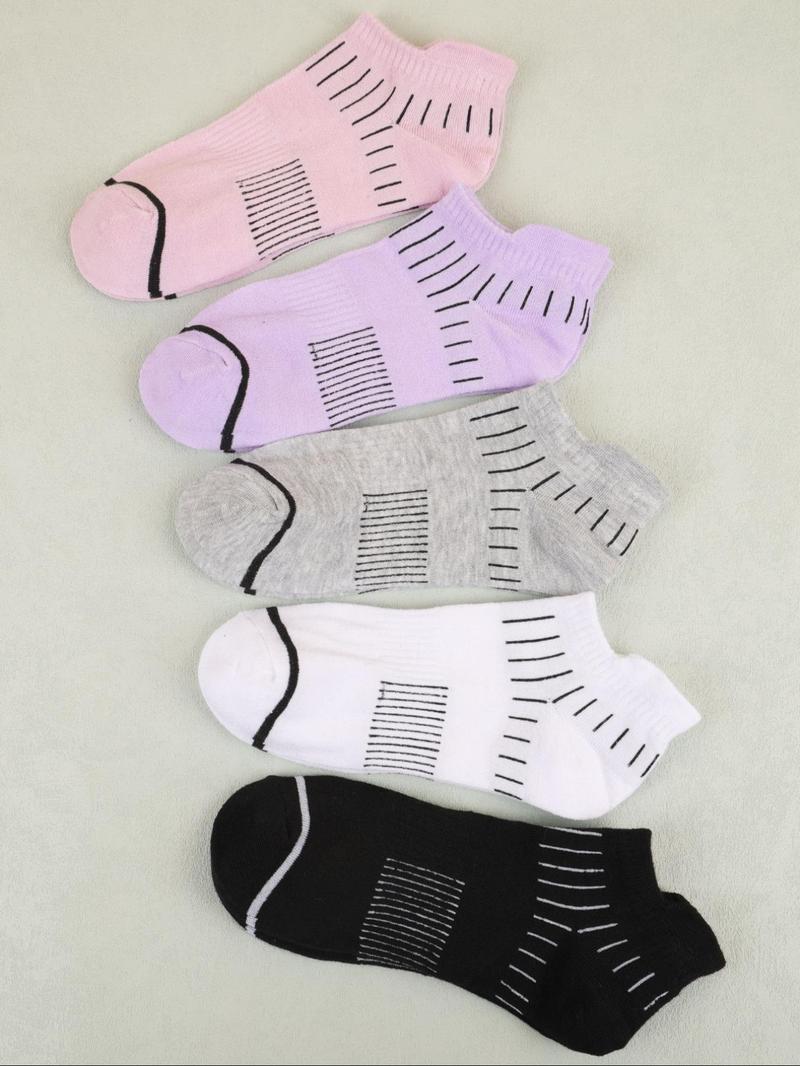 Product Introduction of Women's Solid Ankle Socks, Casual Comfortable Breathable Low Cut Socks for Daily Wear, Multipack Knit Socks for All Seasons 5