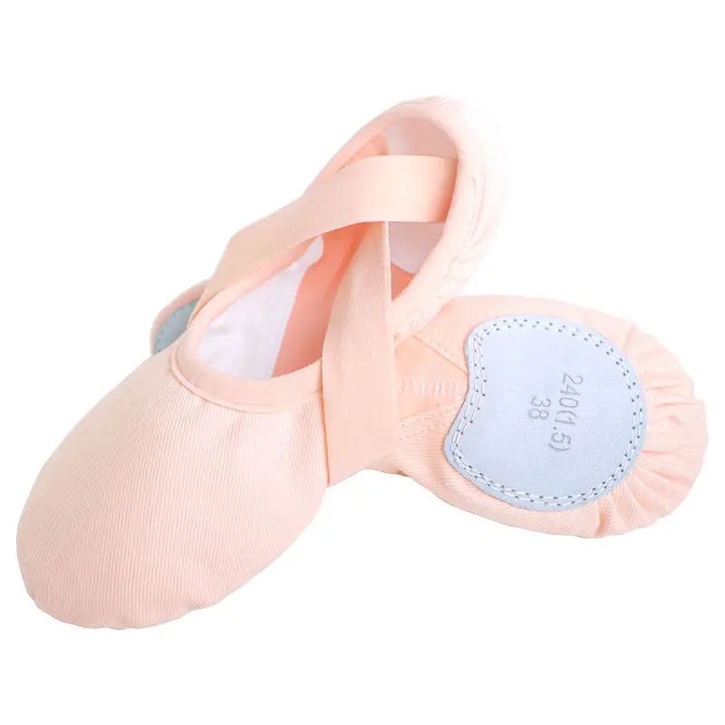 2025 Elastic Fabric Dance Shoes for Girls, No-Tie Soft Sole Shoes, Practice Shoes for Girls, Dance-Specific Chinese Dance Ballet Shoes