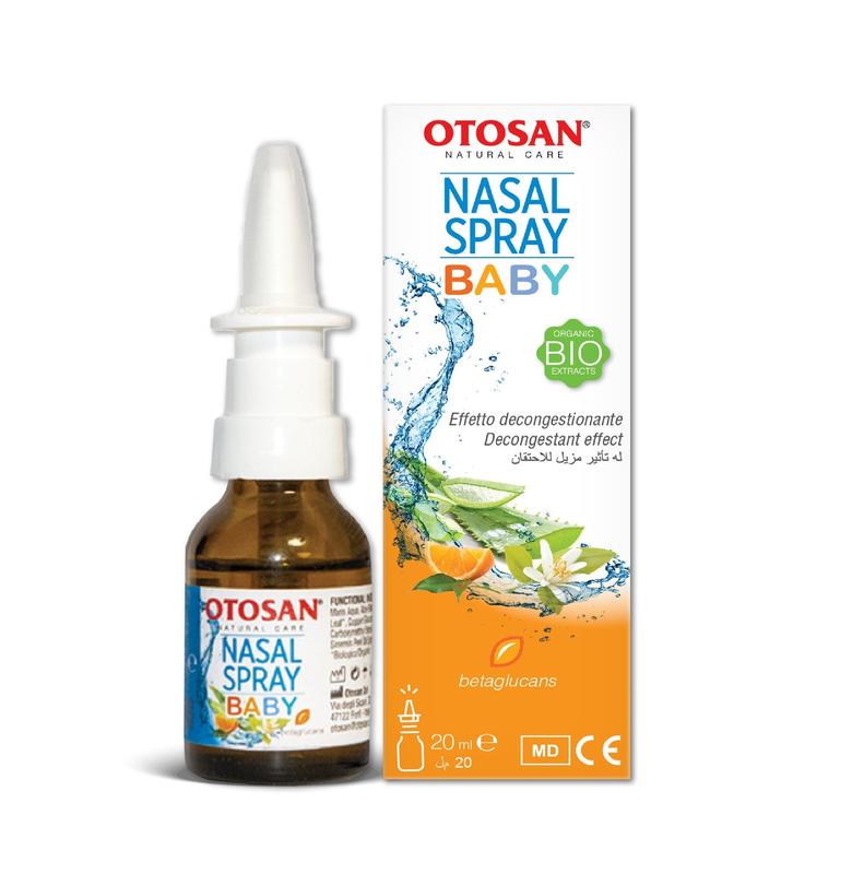 Xịt mũi Otosan Nasal Spray Baby là giải pháp tự nhiên giảm ngay tắc nghẹt mũi, chảy mũi, viêm mũi cho trẻ em cho bé