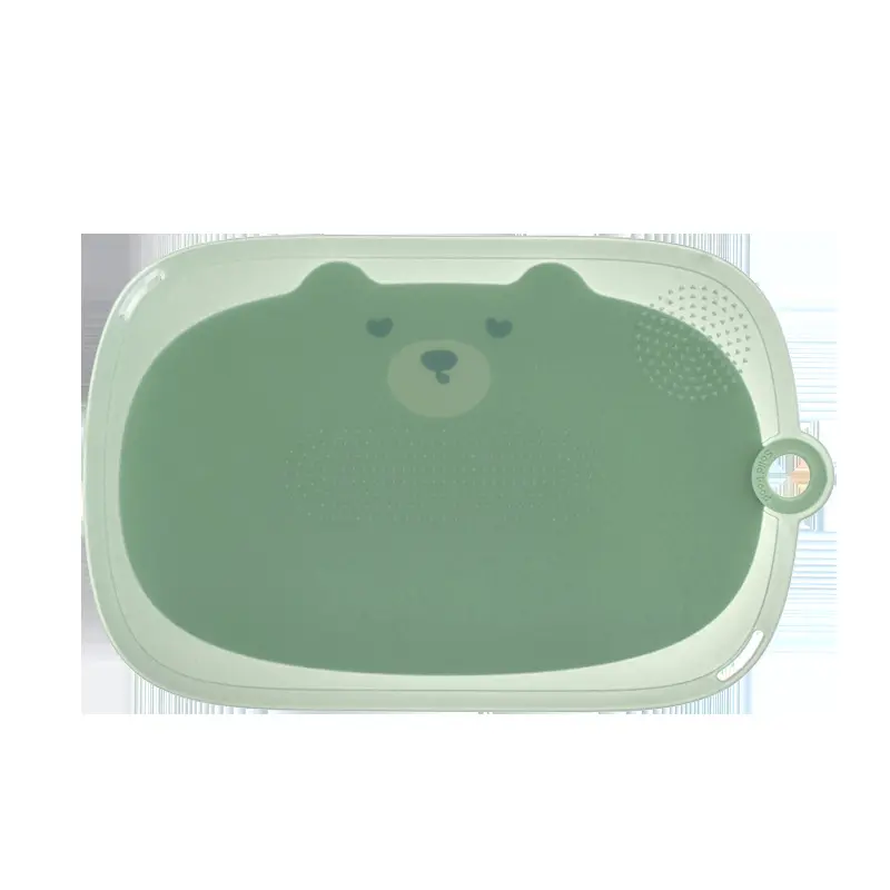 Cutting Board Mildew-Proof Antibacterial Household Fruit Special Cutting Board Plastic Food Grade Baby Food Supplement Small Cutting Board Double-Sided Case Kitchen Knives