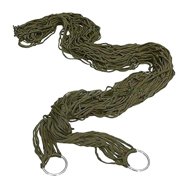 Product Introduction of Portable Outdoor Sport Hammock Outdoor Camping Hammock Mesh Net For Garden Beach Yard Travel V4V7 21