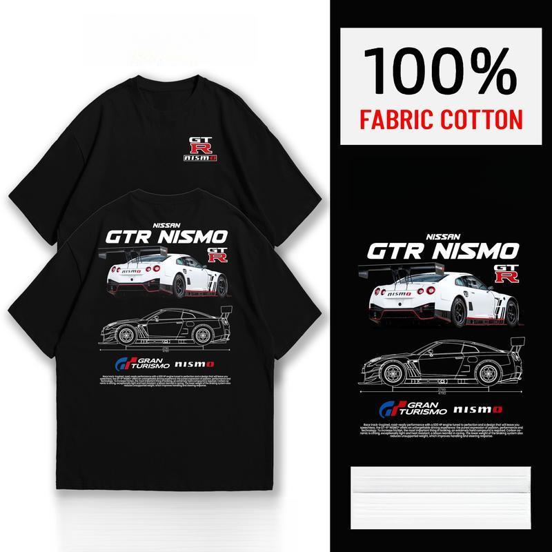 Nissan GTR Nismo R35 เสื้อยืดคอกลม ผ้าCotton 052602