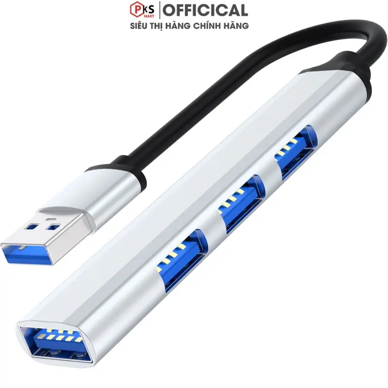 Bộ Chia Cổng OTG Hub USB Và Hub Type C, Đến USB 2.0 Và 3.0 Kết Nối Bàn Phím Chuột Ổ Cứng Và Các Thiết Bị Ngoại Vi Khác - PKSMART 8