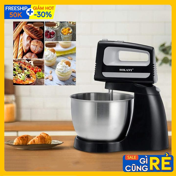 Máy Đánh Trứng - Nhào Bột - Trộn Đa Năng 400w DORON 6622