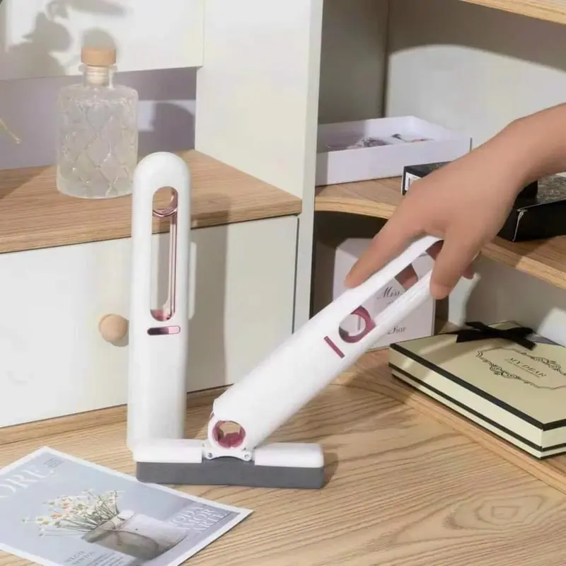 Cây Lau Bàn Bếp Tự Vắt Thông Minh Mini 25cm, Bọt Biển Thấm Hút Đa Năng Gập Gọn Nhẹ Nhàng Lau Mặt Bếp Làm Sạch Làm Sạch 0