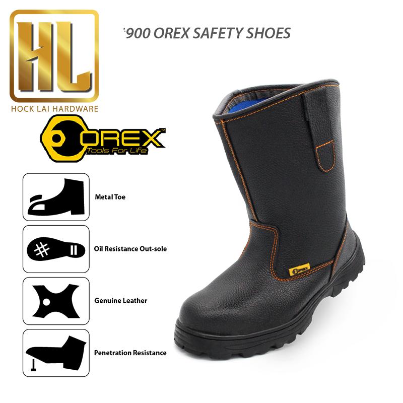 OREX #900 High-Cut Safety Boot Shoes Leather Rubber High Cut - TikTok ...