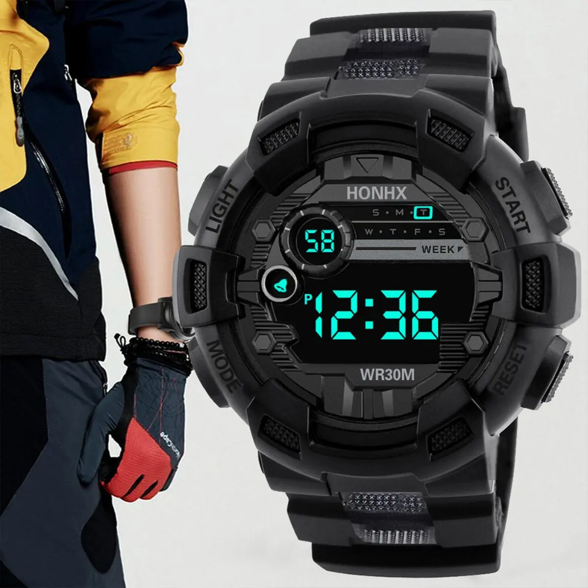 Original Sports LED Digital Men Women Kid Watch Jam Tangan Lelaki Gift Fashion BirthdayKNGZ