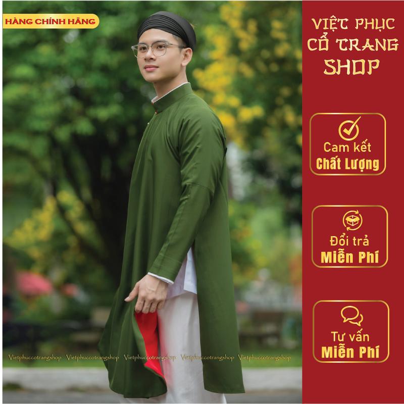  Áo ngũ thân cổ phục truyền thống Việt Nam may 2 lớp chất liệu lụa tây thi cao cấp | Việt Phục Cổ Trang Shop 