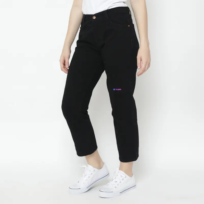 Celana Boyfriend Highwaist Jeans NUBER FIREWEED Panjang Dewasa Denim 1