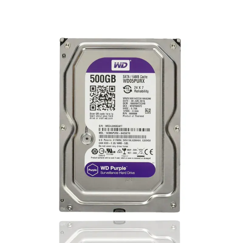Ổ CỨNG HDD PURPLE  500GB |1TB CHUYÊN DỤNG CAMERA - CHÍNH HÃNG - BẢO HÀNH 24 THÁNG 3