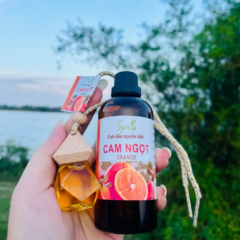 Tinh Dầu Thiên Nhiên Cam Ngọt SPA ( Tặng vỏ lọ treo xe ) 2