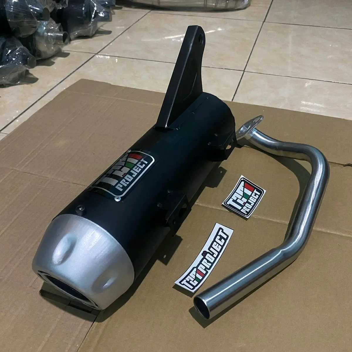 Knalpot TZM PROJECT No Tameng Bas adem Vario Beat Scoopy N max Pcx Dan lain lain