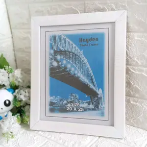 Frame Foto 8R / 10R Full 20x25CM Plus Kaca Minimalis Bingkai Profil Foto Pigura Pajangan Hiasan Dinding Rumah Bingkai Foto Murah Landscape Potrait Furniture Dekorasi Home Living Grosir Murah Berkualitas