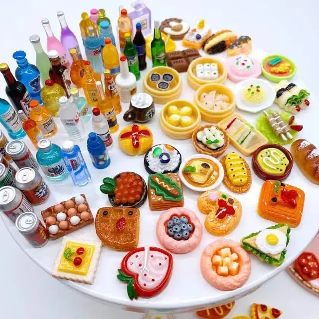 Đồ Chơi Kẹo Thu Nhỏ, Túi Mù, Đồ Chơi Mô Hình Mini, Mô Phỏng Siêu Thị, Mô Hình Thực Phẩm, Chai, Đồ Trang Trí Nhỏ Đồ Trang Trí Toy