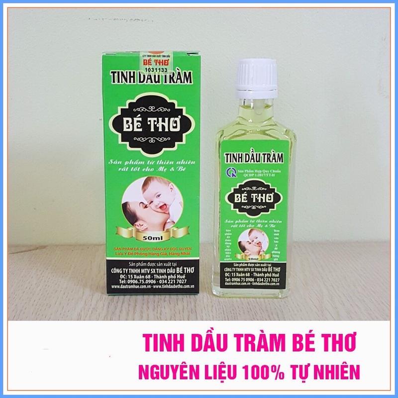  Tinh Dầu Tràm Bé Thơ 50ml - Tinh Dầu Tràm Huế 
