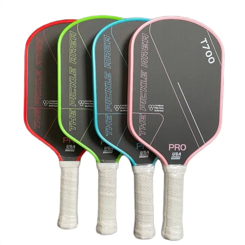 Vợt Pickleball T700 Pro, bề mặt siêu nhám, thiết kế rỗng lõi tổ ong pp tiêu chuẩn USAPA+tặng quấn cán VS
