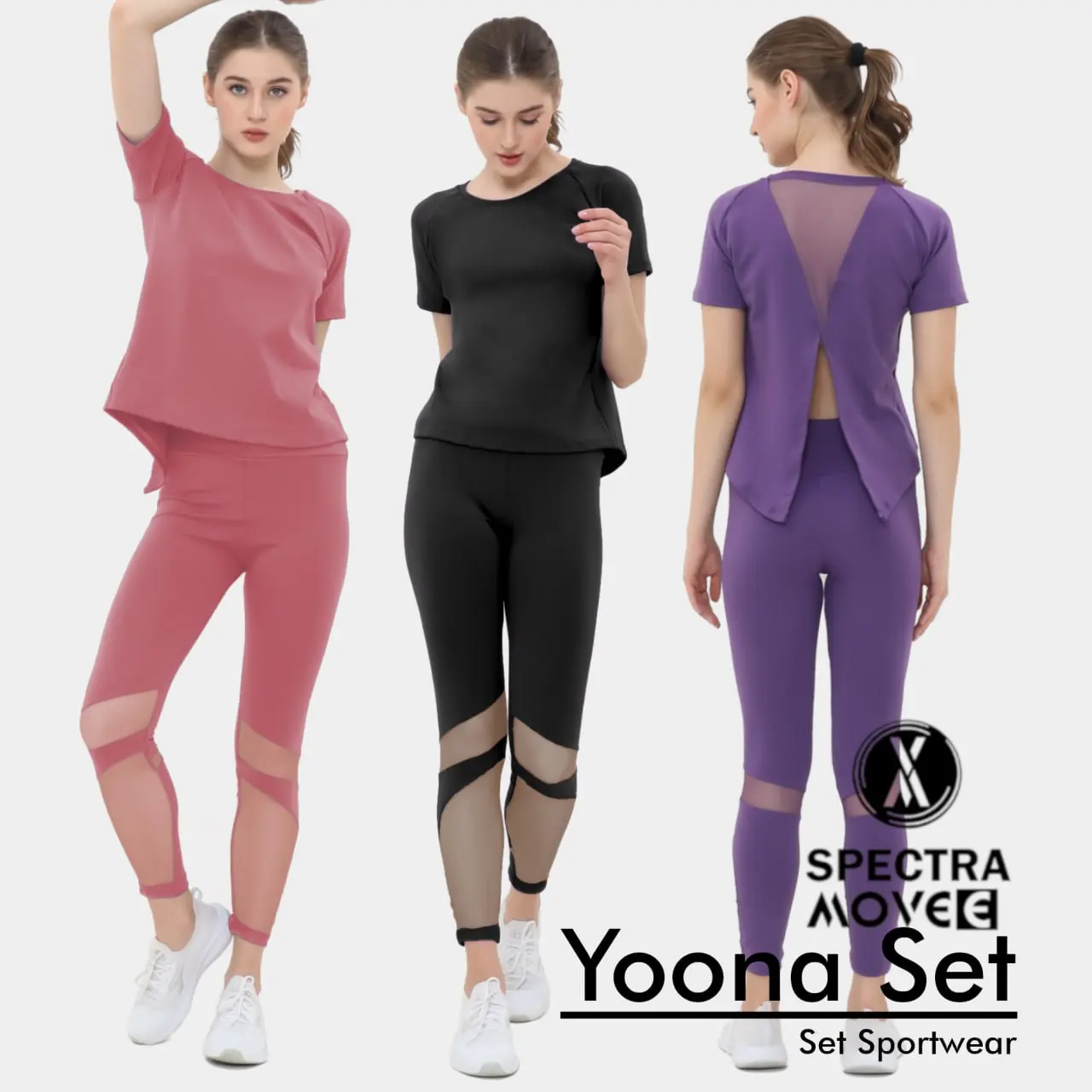 Setelan senam M-XXL YOONA SET Baju Sport