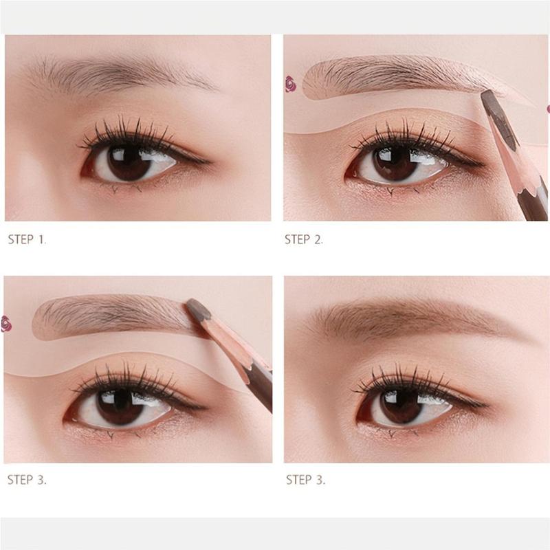 24pcs Mixed Style Reusable Eyebrow Stencils, Eyebrow Templates, Eyebrow Shaping Template Stencils, Professional Makeup Tools For Beginners & Professionals Alike, Valentine's Day Gift, Makeup Products 3