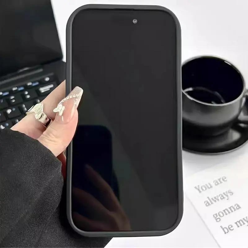 Softcase For Samsung J6 Plus J6 + J6 Prime J7 Pro J7 Prime A02 A022 A03 Core A10 A7 2018 A750 F Grand Prime Plus J2 Prime J2 Ace J4 + J4 Plus J4 2018 J415 M02 M022 M21 2020 2021 M30s On7 2016 Case Lembut Silikon Simple Letter Lens Protection Cassing 5