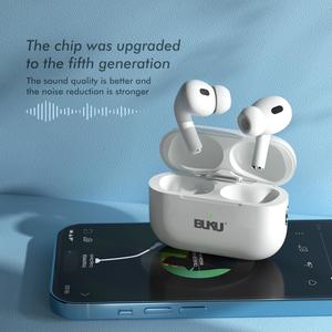 [N-13-1]Auriculares Bluetooth 5.4 BUKU JL7003 | Sonido HD, Cancelación de Ruido, IPX4, 4.5h + Estuche 300mAh | Perfectos para Música, Deporte y Gym