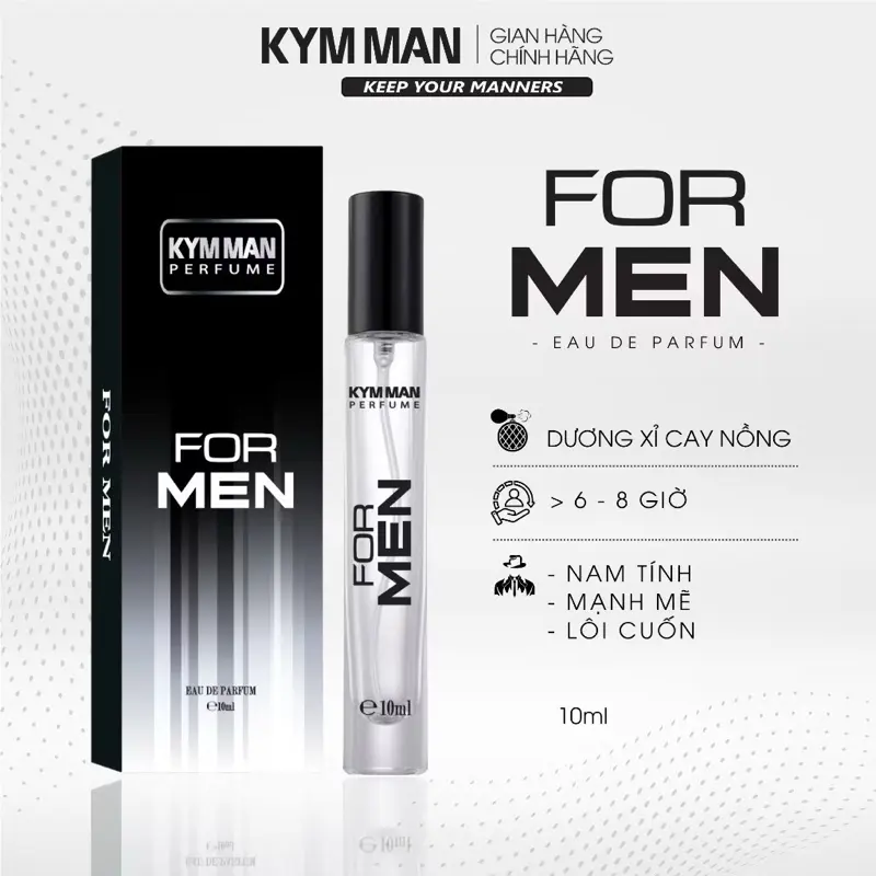 Nước Hoa FOR MEN 10ml - KYM MAN