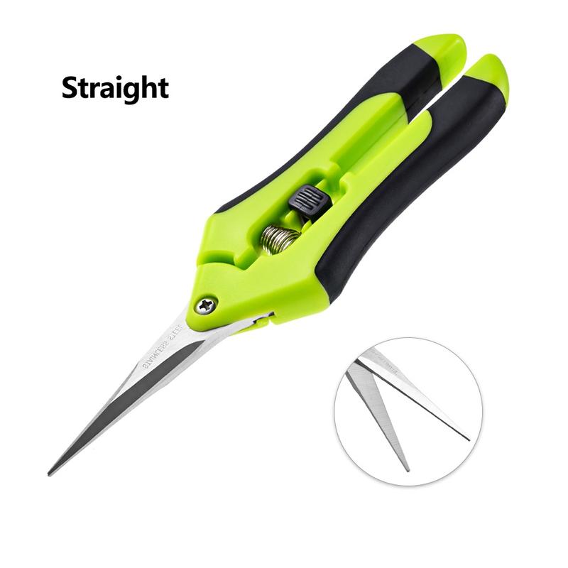 Product Introduction of Garden Pruning Shears Stainless Steel Pruning Tools Hand Pruner Cutter Grape Fruit Picking Weed Household Potted Branches Pruner 26