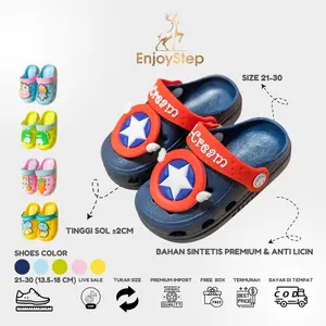 Enjoystep - Sandal Anak Perempuan Laki Laki Karakter Fashion Import S101