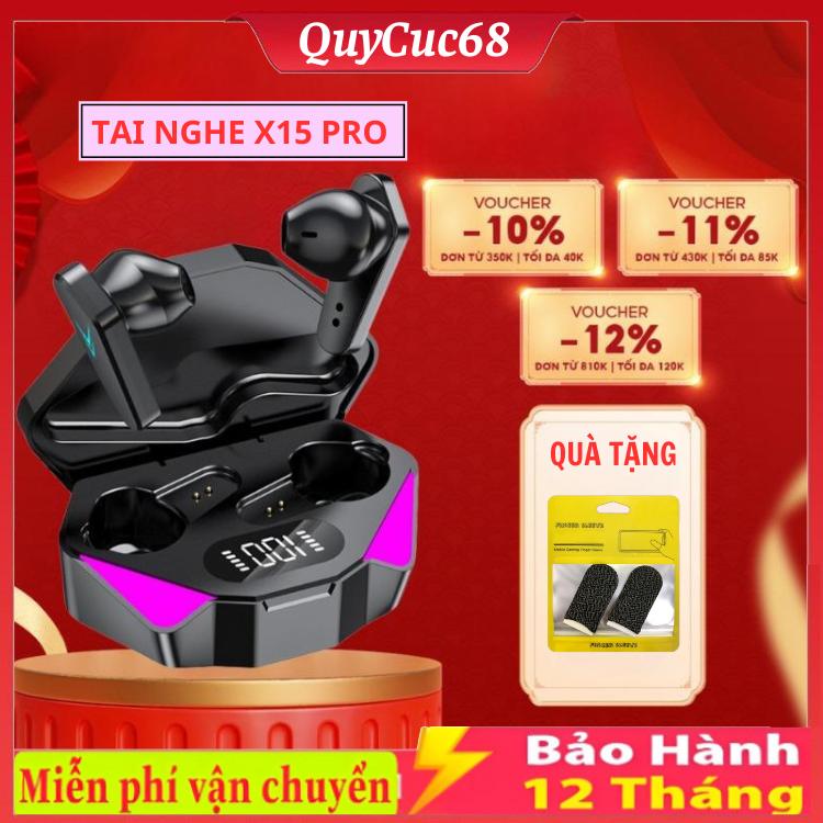 Tai Nghe X15 G11 Pro Kết Nối bluetooth Không Dây Âm Thanh hifi Có mic Hỗ Trợ Chơi Game Tặng Bao tay Chơi Game