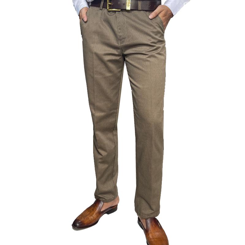 Quần dài Kaki Nam Trung Niên sọc đen ,6 màu ,Form Ông Suôn Chất Liệu Kaki Dày Dặn Không Co Giản Có 6 Màu Menswear Pants Có Túi