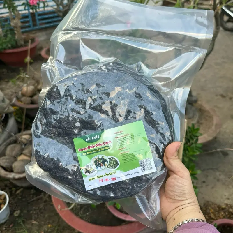 1 Gói Rong Biển nấu canh Bảo Châu - Rong biển Khô sạch, Không tạp chất, cát  Food 3