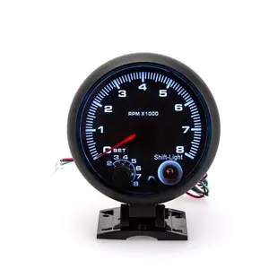 PROMO - TACHOMETER PENGUKUR RPM SILINDER BENSIN MOBIL UNIVERSAL 12V 3.75 INCH